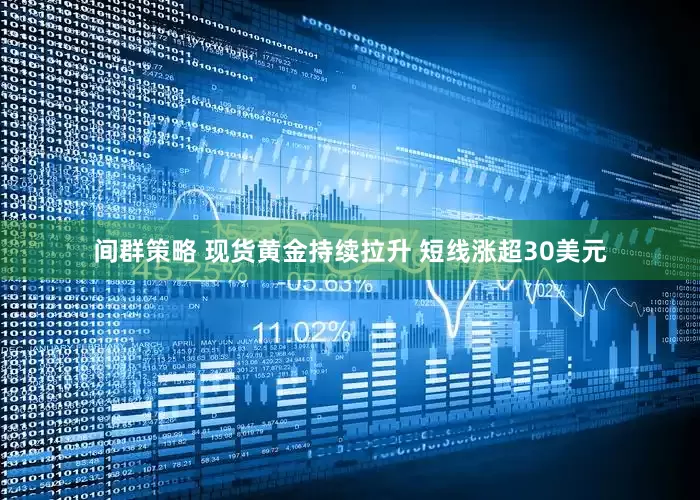 间群策略 现货黄金持续拉升 短线涨超30美元