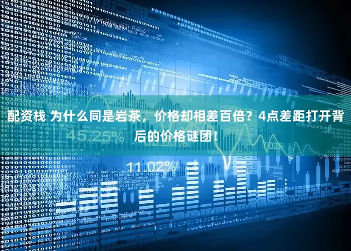 配资栈 为什么同是岩茶，价格却相差百倍？4点差距打开背后的价格谜团！